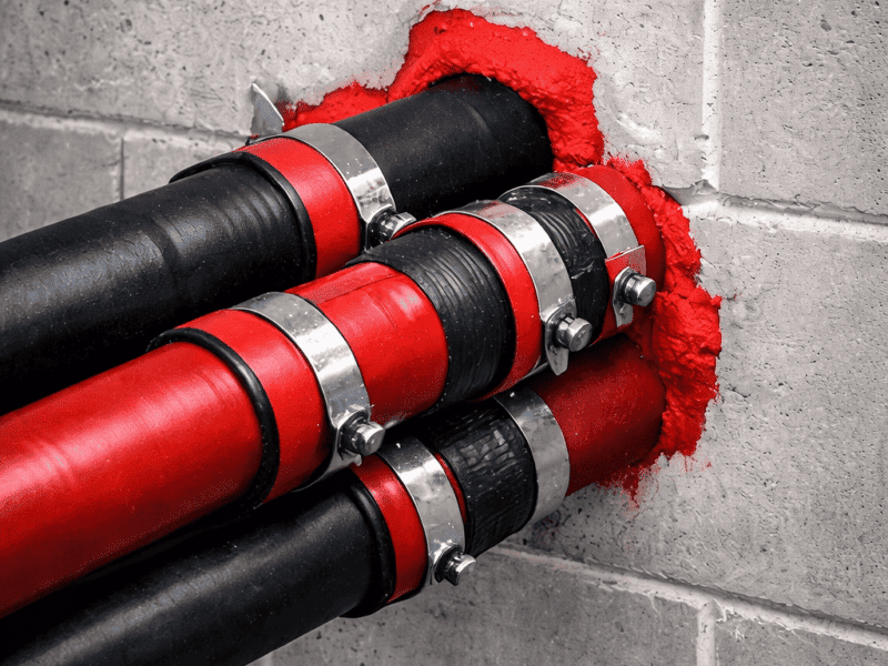 Brandwerende doorvoeringen - Inspectie brandwerende doorvoeringen - Bouwkundig Brandveilig