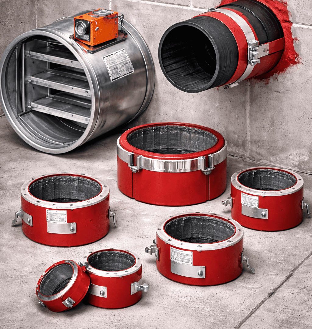 Brandkleppen en leidingmanchetten - bouwkundig brandveilig - wat doet een brandmanchet?